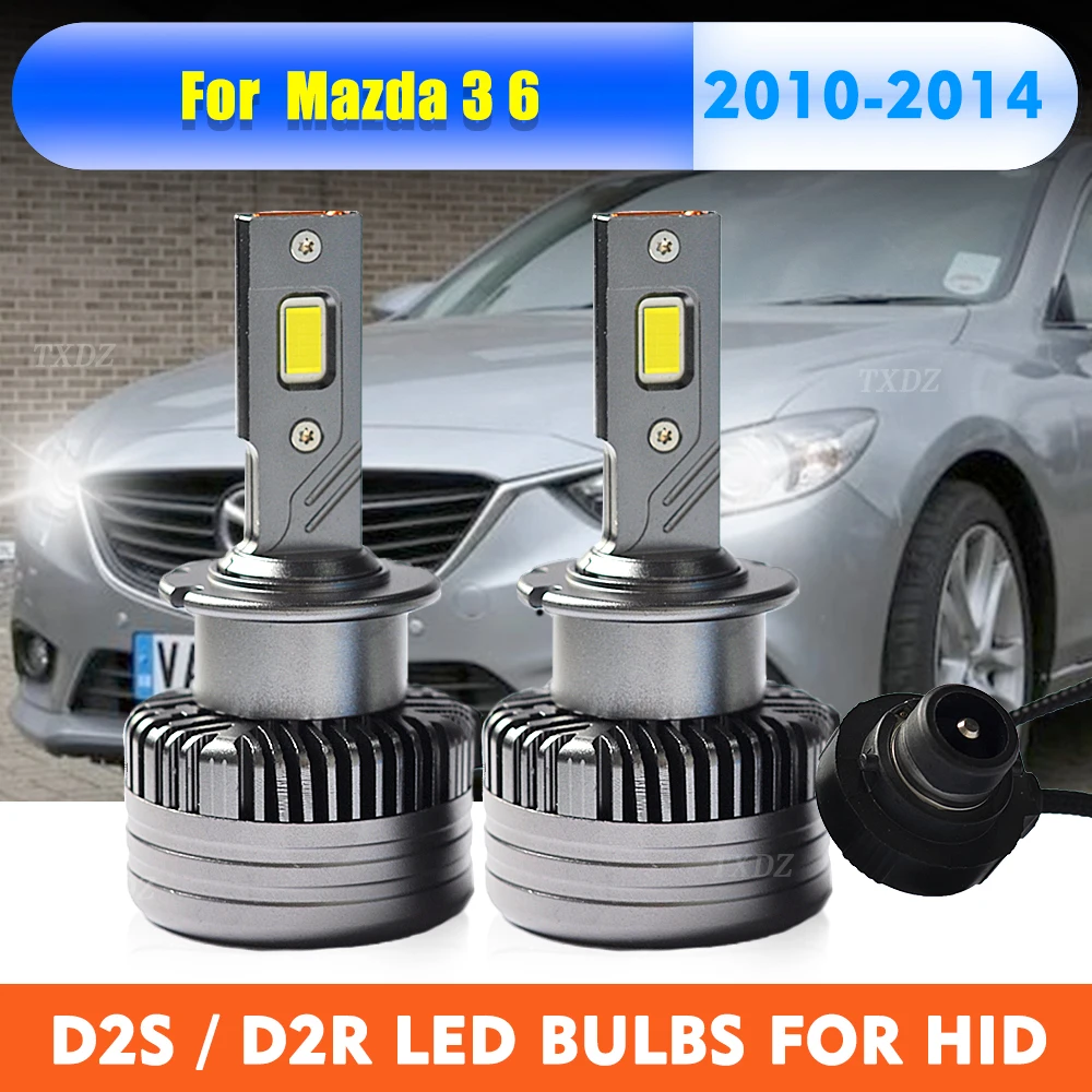 LED Headlight Bulbs D2S D2R D2C Led Lights 6000K 55W For Mazda 3 6 2010-2014 Xenon HID Replacement Headlamp Car Accessories
LED Headlight Bulbs D2S D2R D2C Led Lights 6000K 55W For Mazda 3 6 2010-2014 Xenon HID Replacement Headlamp Car Accessories