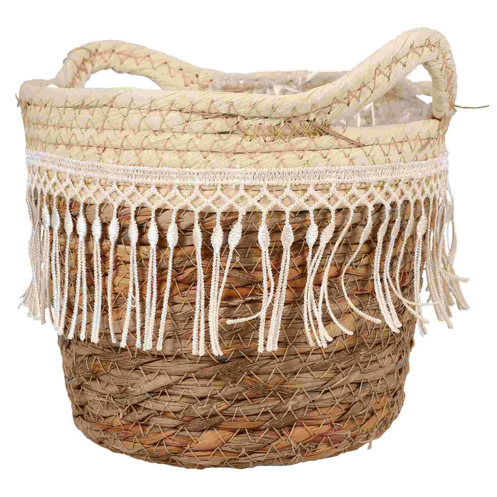 Rope Flower Pot Trash Bin Indoor Plants Laundry Basket Woven for Hand-woven Holder
Rope Flower Pot Trash Bin Indoor Plants Laundry Basket Woven for Hand-woven Holder