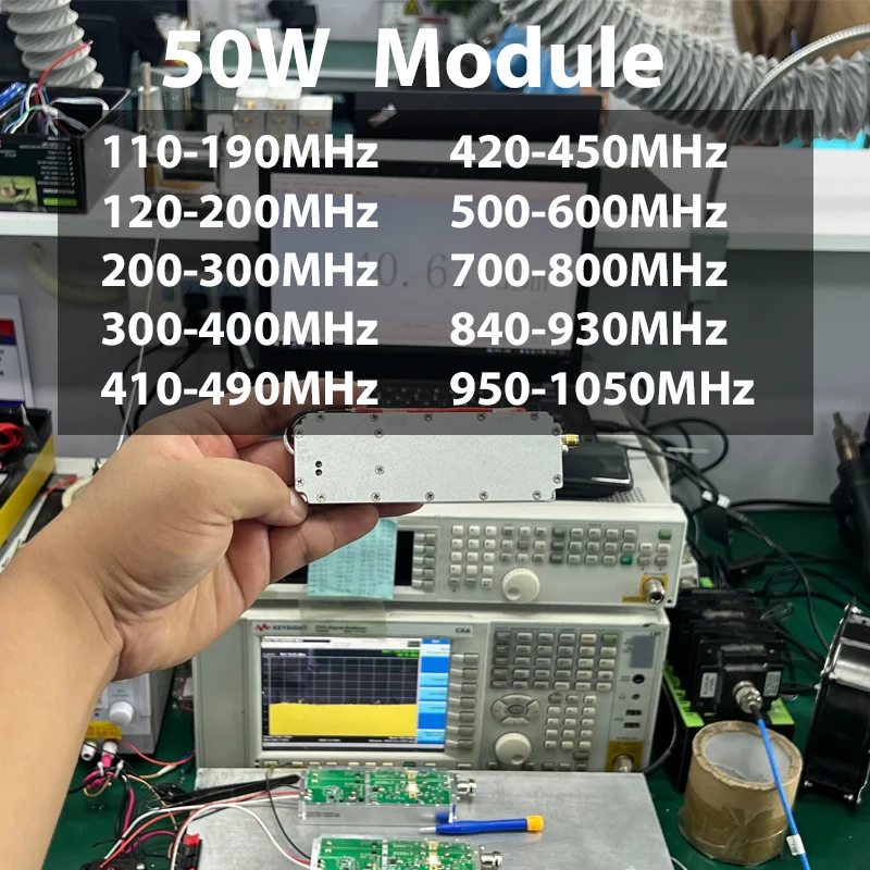 Модуль Lora мощностью 50 Вт Цифровой модуль VCO GaN с защитой стоячей волны и защитой от температуры
Модуль Lora мощностью 50 Вт Цифровой модуль VCO GaN с защитой стоячей волны и защитой от температуры