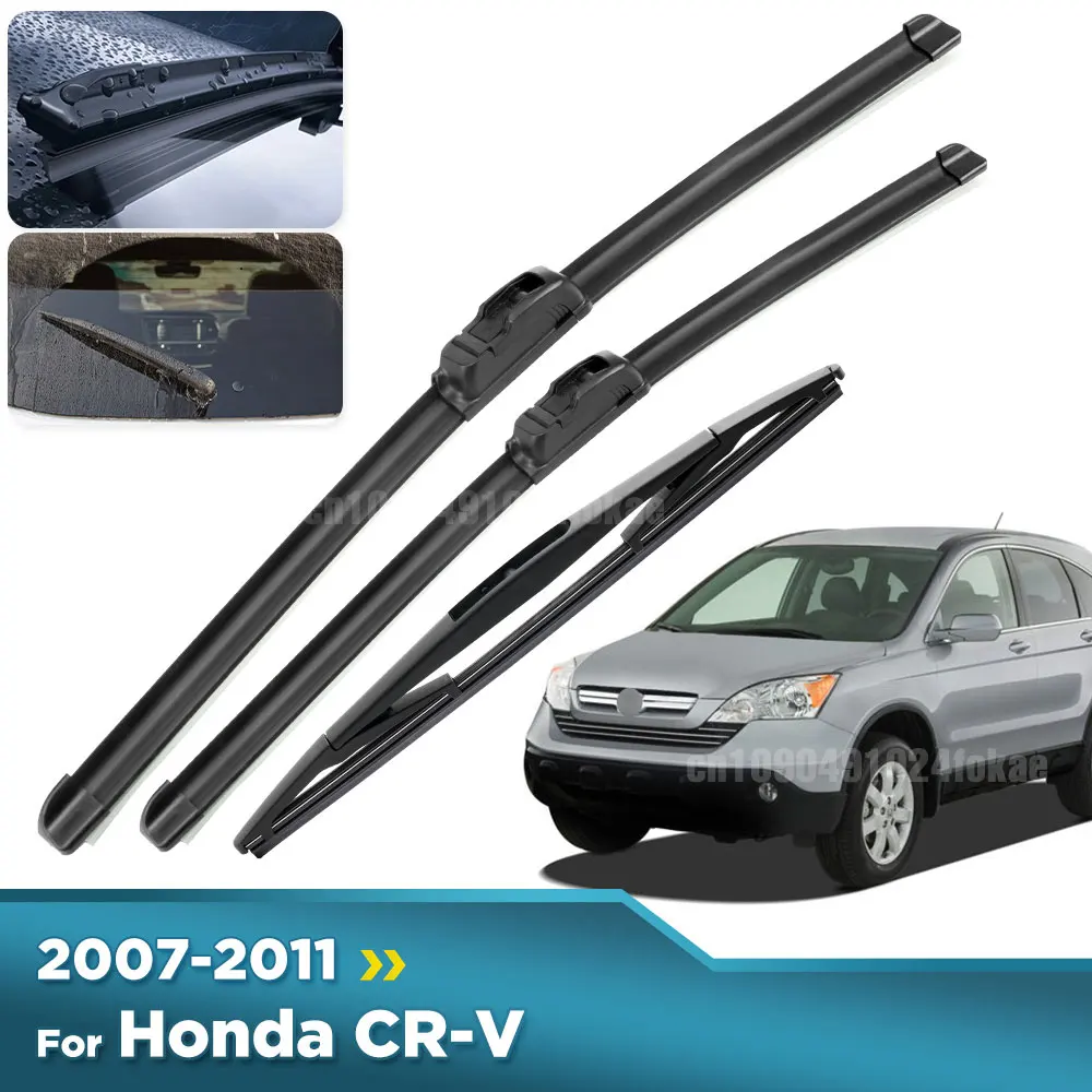 For Honda CR-V CRV MK3 2007-2011 2008 2009 2010 Wiper Front & Rear Wiper Blades Windshield Windscreen Window Brushes 26"+17"+14"
For Honda CR-V CRV MK3 2007-2011 2008 2009 2010 Wiper Front & Rear Wiper Blades Windshield Windscreen Window Brushes 26"+17"+14"