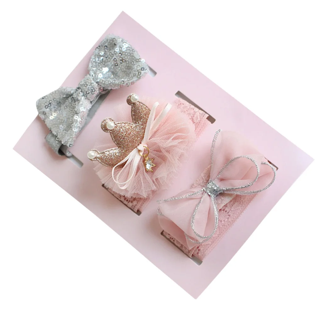 3Pcs Baby Hair Band Bowknot Crown Headband Set Soft Durable Hair Accessories for Infant 18 Months Peach Colors
3Pcs Baby Hair Band Bowknot Crown Headband Set Soft Durable Hair Accessories for Infant 18 Months Peach Colors