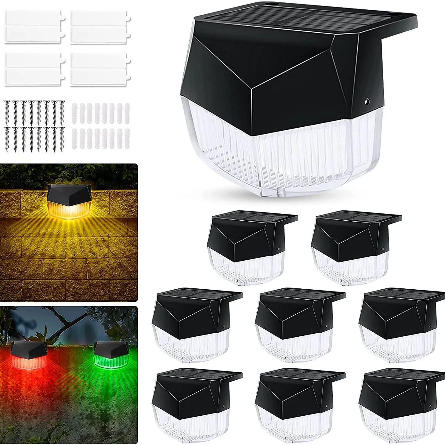 Solar Light Fence Light Step Colorful Color-changing Plus Warm Light Control Decorative Fence Atmosphere Solar Lamp Outdoor
Solar Light Fence Light Step Colorful Color-changing Plus Warm Light Control Decorative Fence Atmosphere Solar Lamp Outdoor