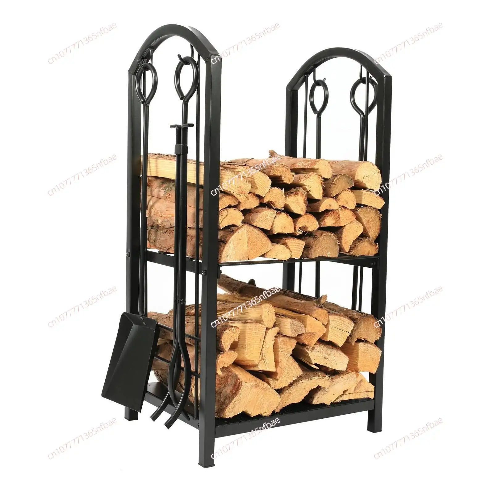Minimalist Iron Firewood Rack Detachable Indoor Outdoor Log Storage Holder with Fireplace Tool Organizer
Minimalist Iron Firewood Rack Detachable Indoor Outdoor Log Storage Holder with Fireplace Tool Organizer