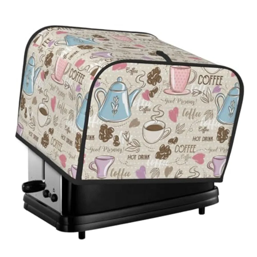 Beige Coffee Love Heart 4 Slice Toaster Cover, Waterproof Toaster Dust Cover Bread Maker Protective For Small Kitchen Appliance
Beige Coffee Love Heart 4 Slice Toaster Cover, Waterproof Toaster Dust Cover Bread Maker Protective For Small Kitchen Appliance