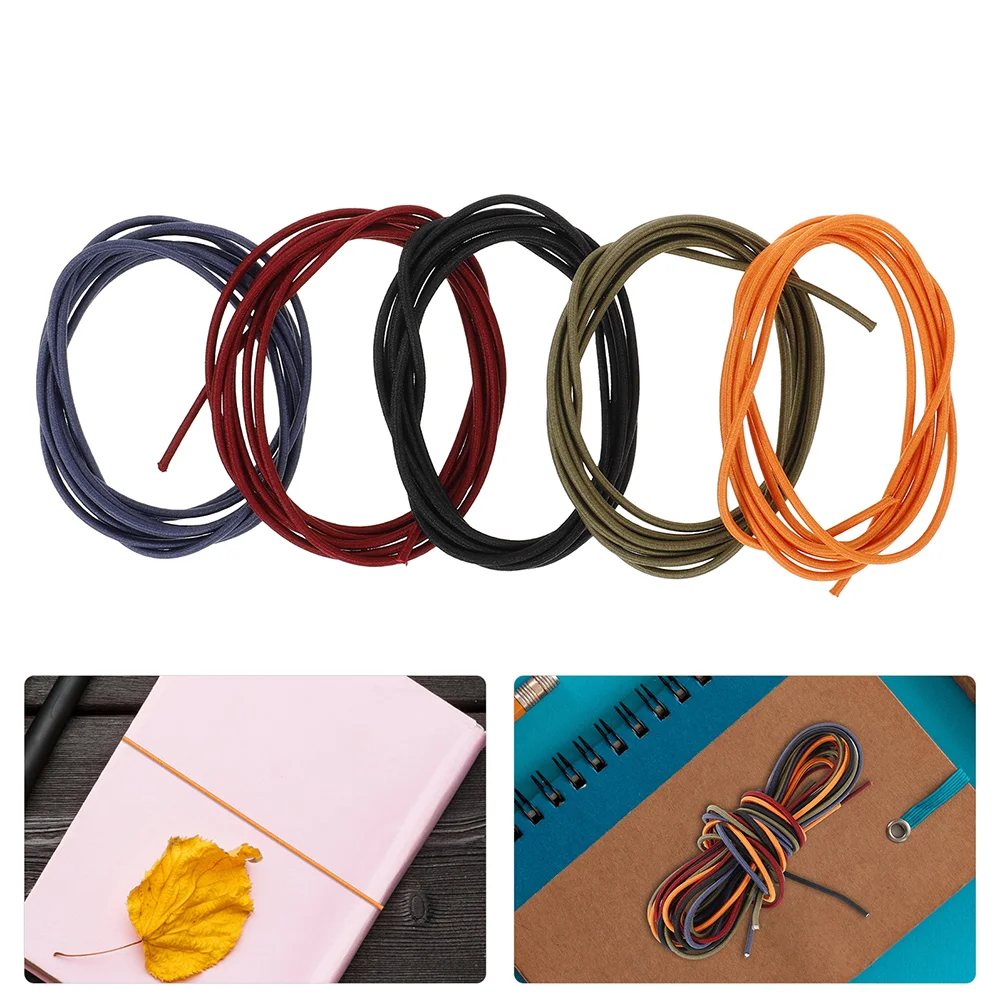 10pcs Elastic Nylon Rope Bands for Notebook Journal Stretchy Straps Book Cover Holder Travel Office Supplies
10pcs Elastic Nylon Rope Bands for Notebook Journal Stretchy Straps Book Cover Holder Travel Office Supplies