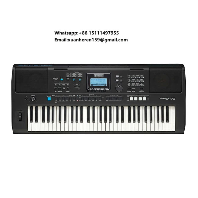 61 Keys Yamahas PSR-473 Electronic Organ Musical Instruments Portable Musical Keyboard Instrument
61 Keys Yamahas PSR-473 Electronic Organ Musical Instruments Portable Musical Keyboard Instrument