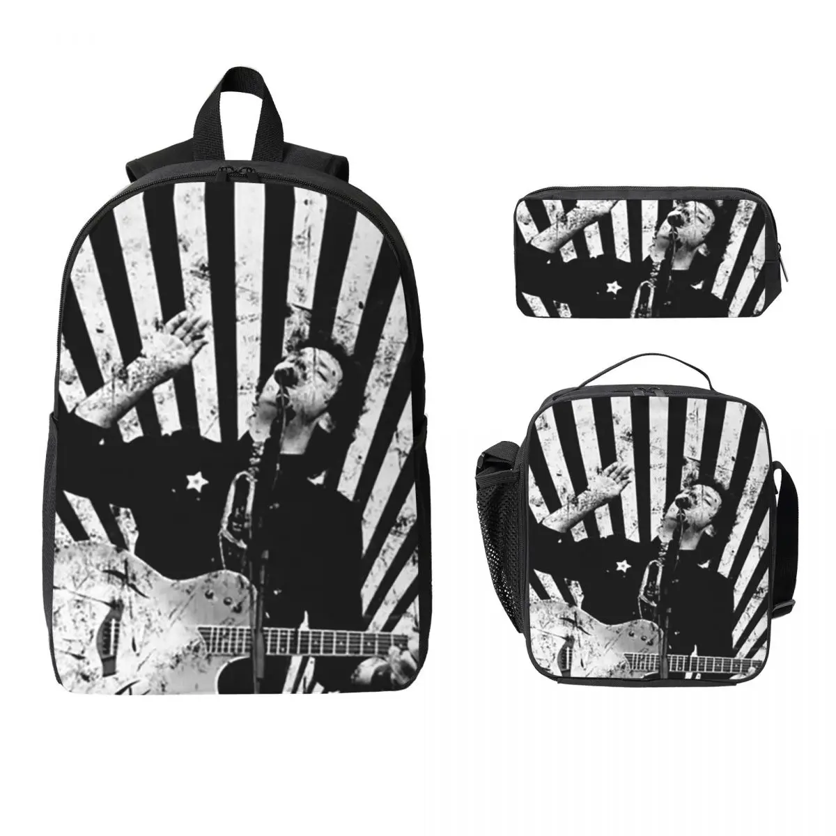 Gustavo Cerati Backpack Student Boys Girls BookBag School Bag Computer Shoulder Bags 3ps Insulated Lunch Bag Pencil Case 
Gustavo Cerati Backpack Student Boys Girls BookBag School Bag Computer Shoulder Bags 3ps Insulated Lunch Bag Pencil Case