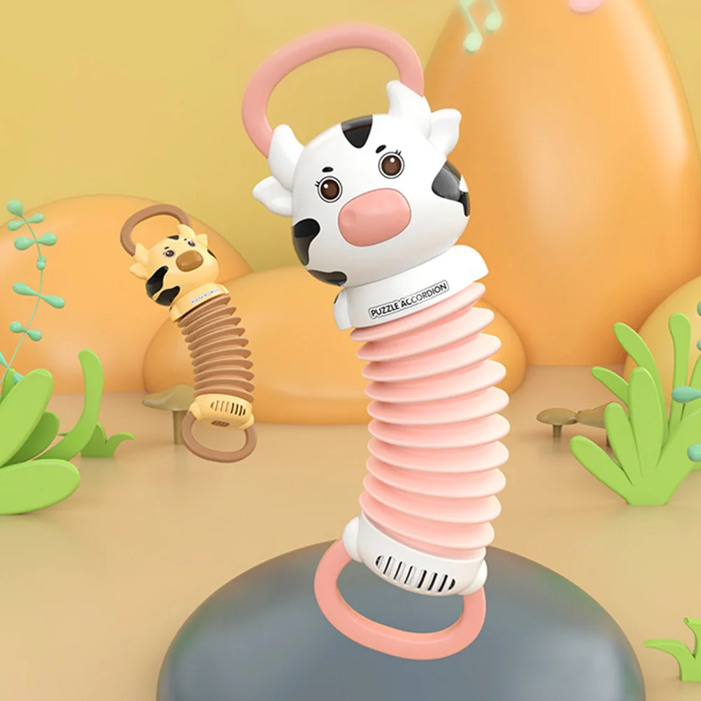 Kids Cartoon Cow Accordion Infant Plastic Musical Educational Instrument Preschool Instrument for Rhythm Development
Kids Cartoon Cow Accordion Infant Plastic Musical Educational Instrument Preschool Instrument for Rhythm Development