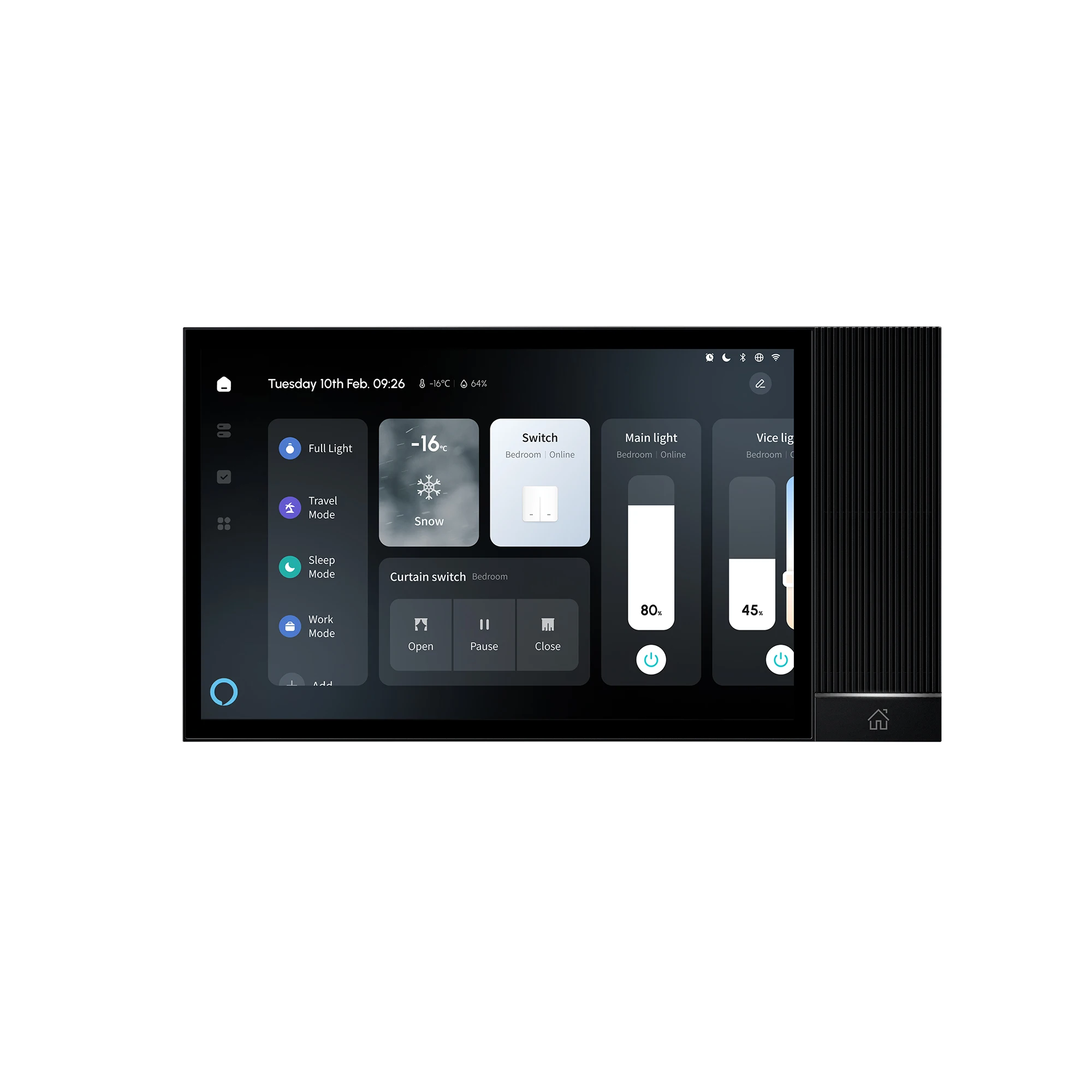 Wifi &Zigbee 8 Inch Touch Screen Smart Home Center Control Panel Built in Alexa Voice Control As Zigbee Gateway
Wifi &Zigbee 8 Inch Touch Screen Smart Home Center Control Panel Built in Alexa Voice Control As Zigbee Gateway