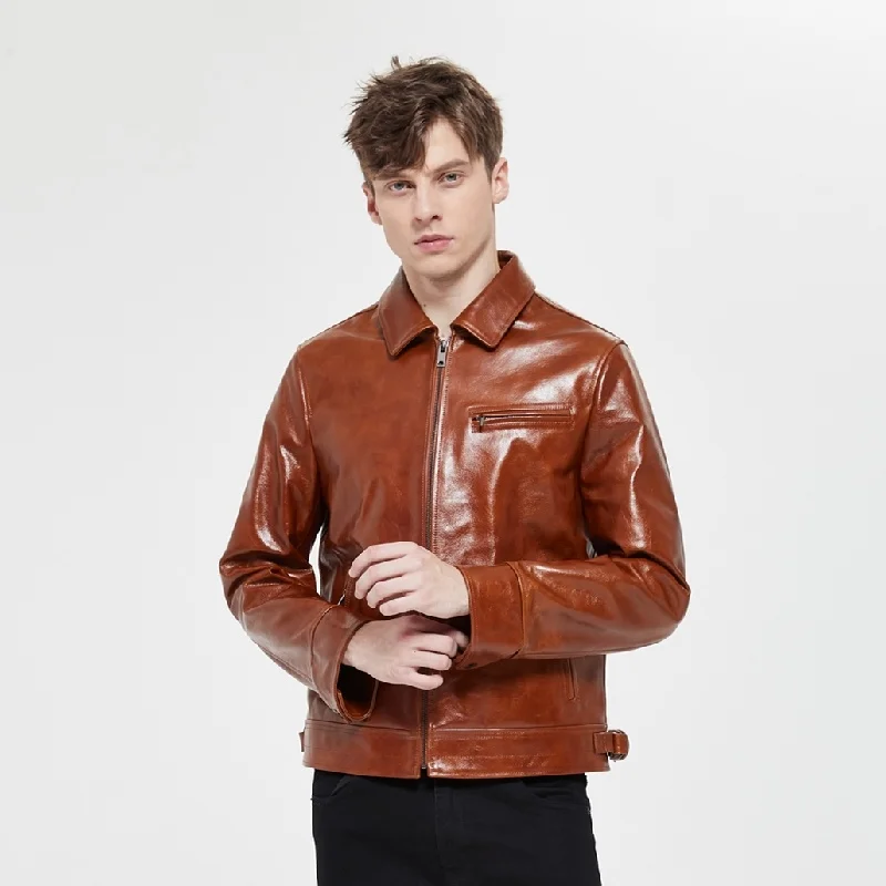 Calfskin Men's Genuine Leather Clothes First Layer Retro Classic Motorcycle Jacket Male Real Cowhide Coat Size M - 5XL
Calfskin Men's Genuine Leather Clothes First Layer Retro Classic Motorcycle Jacket Male Real Cowhide Coat Size M - 5XL