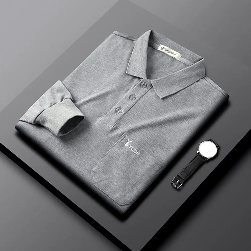 1Pc Loose Fall Spring Men Shirt Turn-down Collar Buttoned Thickened Pullover Chest Pocket Elastic Cuff Casual Business Style Top
1Pc Loose Fall Spring Men Shirt Turn-down Collar Buttoned Thickened Pullover Chest Pocket Elastic Cuff Casual Business Style Top