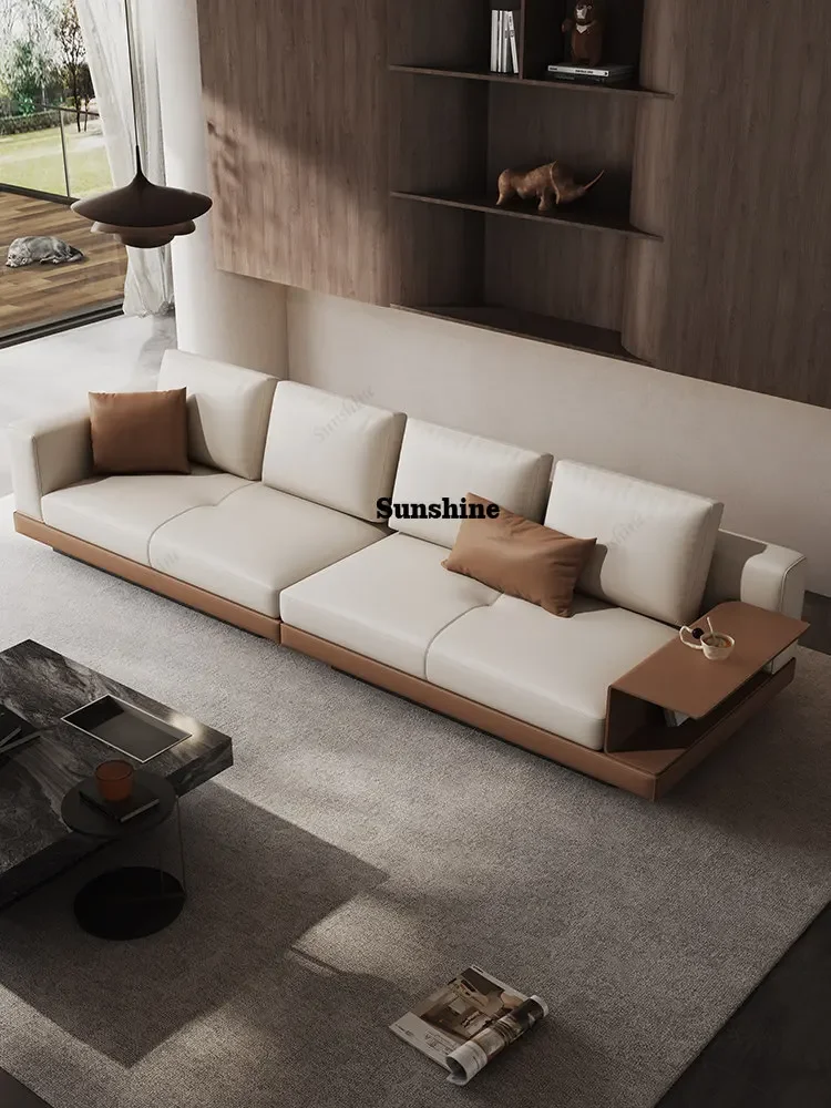 YItalian minimalist leather sofa modern light luxury living room large flat floor, straight row
YItalian minimalist leather sofa modern light luxury living room large flat floor, straight row