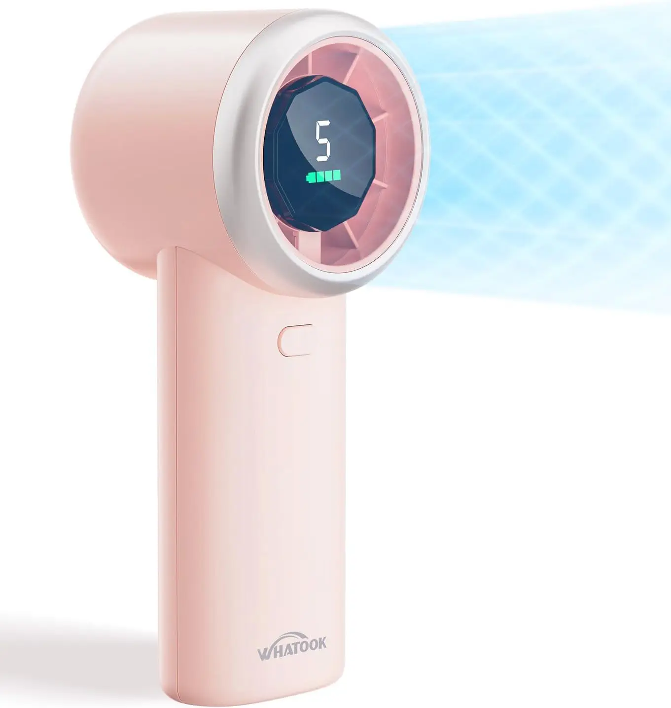 Portable Handheld Turbo Fan, 5 Speeds, 4000mAh Rechargeable, Mini Personal Fan for Travel, Beach, Office - Light Pink
Portable Handheld Turbo Fan, 5 Speeds, 4000mAh Rechargeable, Mini Personal Fan for Travel, Beach, Office - Light Pink