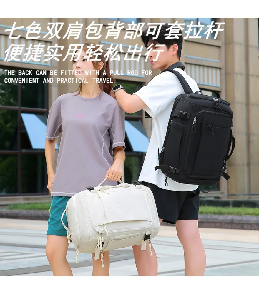 Light gray large capacity tactical backpack full surround adjustable side buckles multi front zippered pockets drawstring inner
Light gray large capacity tactical backpack full surround adjustable side buckles multi front zippered pockets drawstring inner