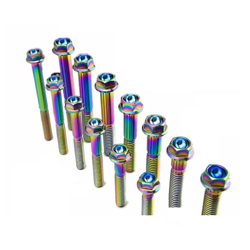 1Pcs Flange Hex Head Screws M6 M8x10/15/20/25/30/35/40/45/50/55/60mm Titanium Bolt For Bicycle Motorcycle Car
1Pcs Flange Hex Head Screws M6 M8x10/15/20/25/30/35/40/45/50/55/60mm Titanium Bolt For Bicycle Motorcycle Car