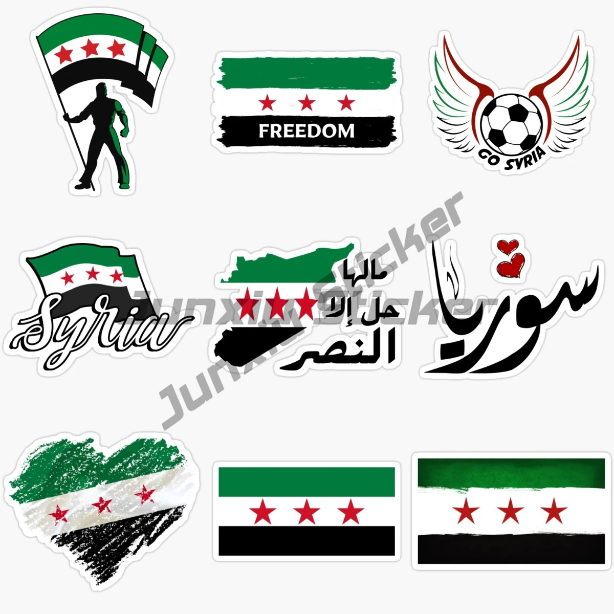 Syria Map Flag Vinyl Sticker Quality Waterproof Stickers Vinyl Self-adhesive Car Sticker Car Accessories
Syria Map Flag Vinyl Sticker Quality Waterproof Stickers Vinyl Self-adhesive Car Sticker Car Accessories