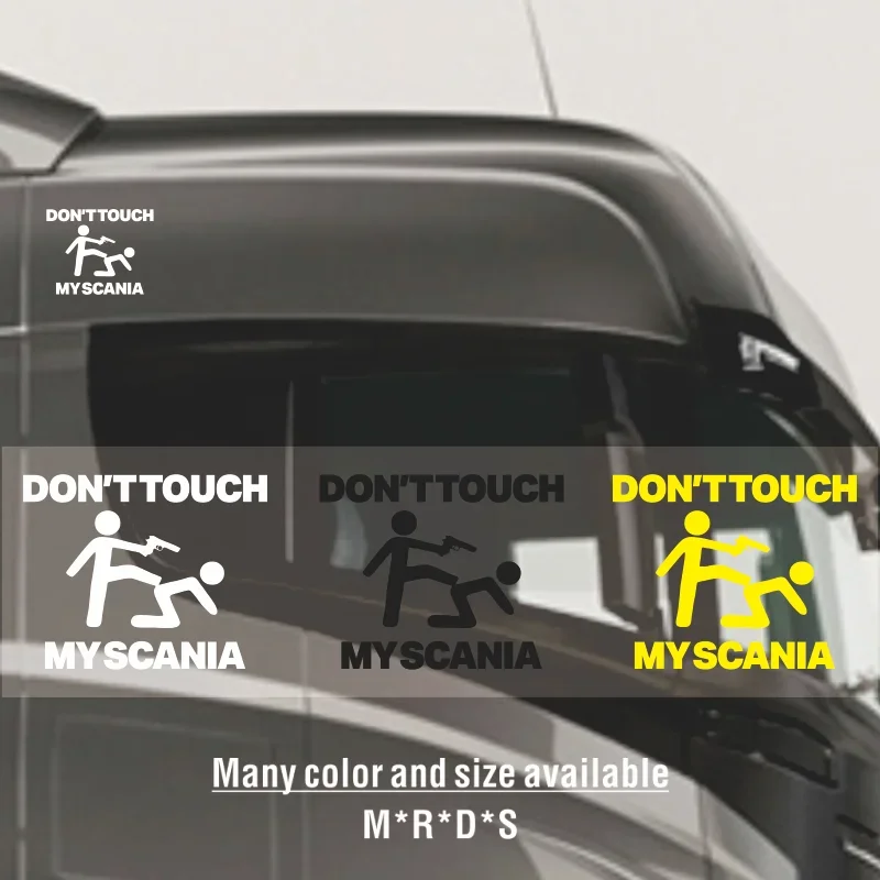 For Don't Touch my Scania Aufkleber Sticker Large Fine Scroll Cab Window for Rearview mirror
For Don't Touch my Scania Aufkleber Sticker Large Fine Scroll Cab Window for Rearview mirror