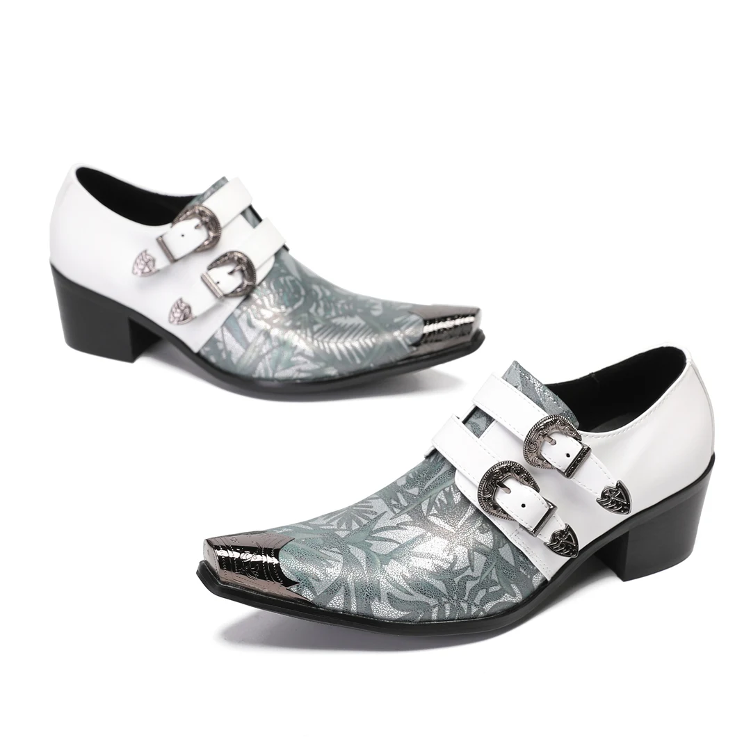 British Style Pointed Toe Men Oxford Shoes Plus Size Buckle Genuine Leather Party Wedding Dress Shoes Man Formal Brogue Shoes
British Style Pointed Toe Men Oxford Shoes Plus Size Buckle Genuine Leather Party Wedding Dress Shoes Man Formal Brogue Shoes
