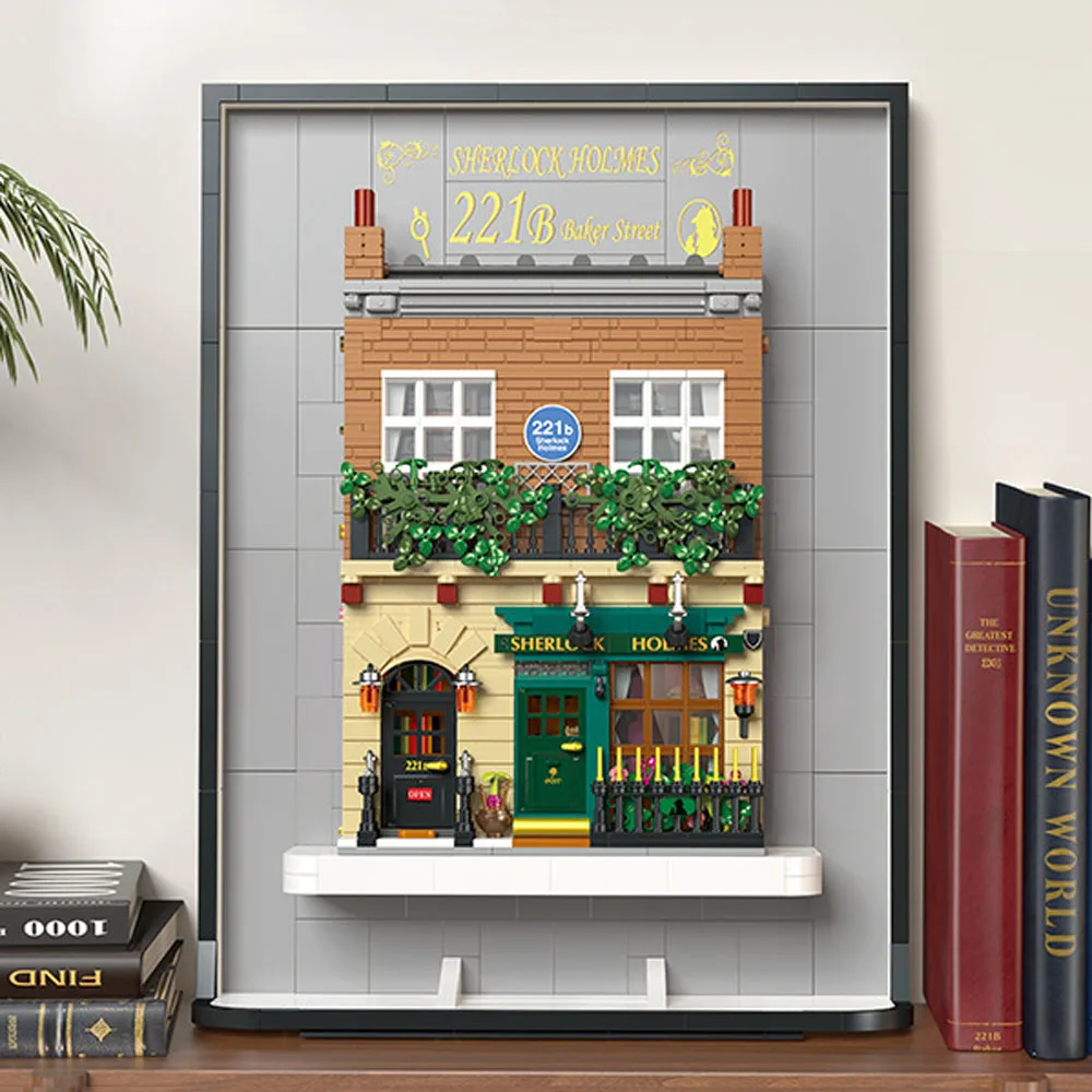 Idea Detective Agency Building Block Baker Street 221B Construction Model Sets MOC Brick 3D Photo Frame Toys Collection For Gift
Idea Detective Agency Building Block Baker Street 221B Construction Model Sets MOC Brick 3D Photo Frame Toys Collection For Gift