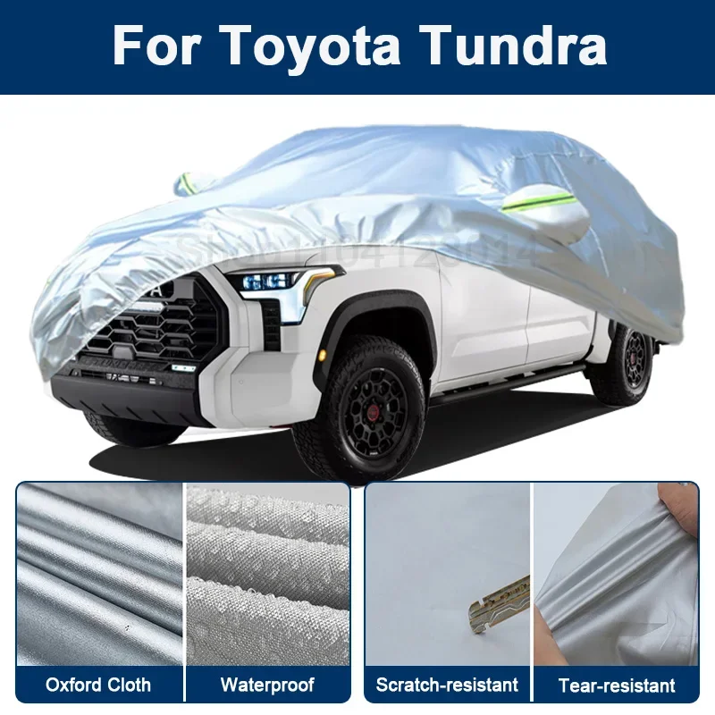 Всепогодный чехол для автомобиля Toyota Tundra с отражающими полосами, водонепроницаемый, снегозащитный, пылезащитный, с защитой от УФ-излучения
Всепогодный чехол для автомобиля Toyota Tundra с отражающими полосами, водонепроницаемый, снегозащитный, пылезащитный, с защитой от УФ-излучения