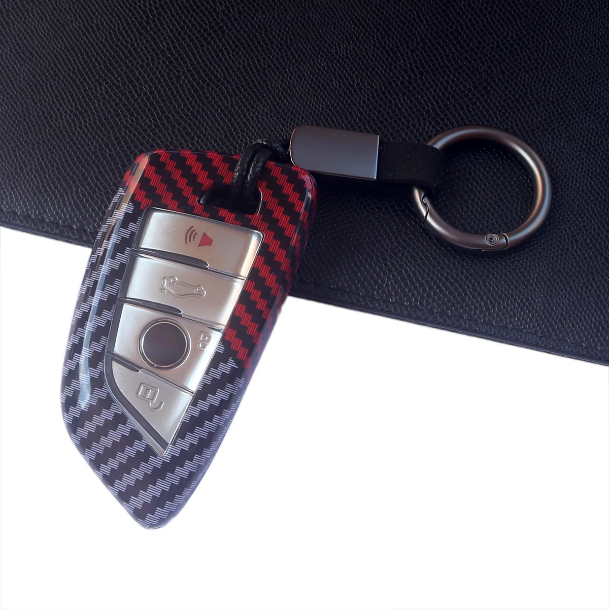 Carbon Fiber Red Car Car Key Case Watch Chain for BMW 1 2 3 4 5 6 7 8 Series X1 X2 X3 X4 X5 X6 X7 M3 M4 M5 F48 G01 G80 F40 F16
Carbon Fiber Red Car Car Key Case Watch Chain for BMW 1 2 3 4 5 6 7 8 Series X1 X2 X3 X4 X5 X6 X7 M3 M4 M5 F48 G01 G80 F40 F16