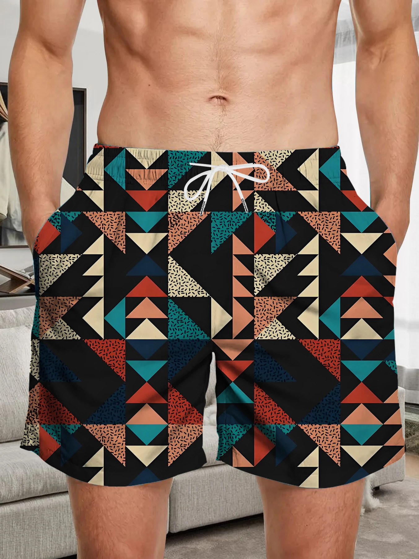 Thin Section Quick Dry Polyester Shorts Men Full Digital Print Outdoor Beach Pants
Thin Section Quick Dry Polyester Shorts Men Full Digital Print Outdoor Beach Pants