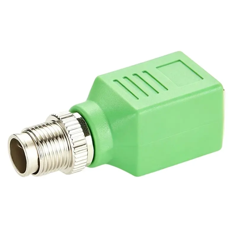 ABIJ- X-Coded 8 Pin IP67 To RJ45 Adapter For RJ45 Cat6 Industrial Ethernet Shielded Connectors PCM-HD-0082
ABIJ- X-Coded 8 Pin IP67 To RJ45 Adapter For RJ45 Cat6 Industrial Ethernet Shielded Connectors PCM-HD-0082