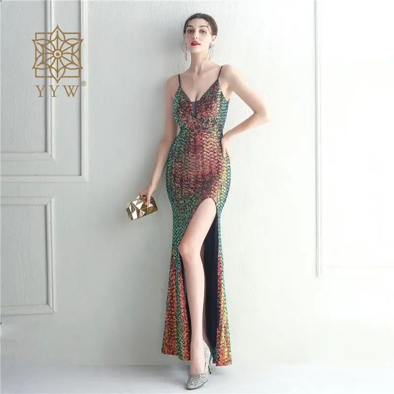 Sexy Prom Dress Women Super Sequins Elegant Mermaid Princess Long Evening V Neck Club Prom Gown Birthday Dancer Gown
Sexy Prom Dress Women Super Sequins Elegant Mermaid Princess Long Evening V Neck Club Prom Gown Birthday Dancer Gown