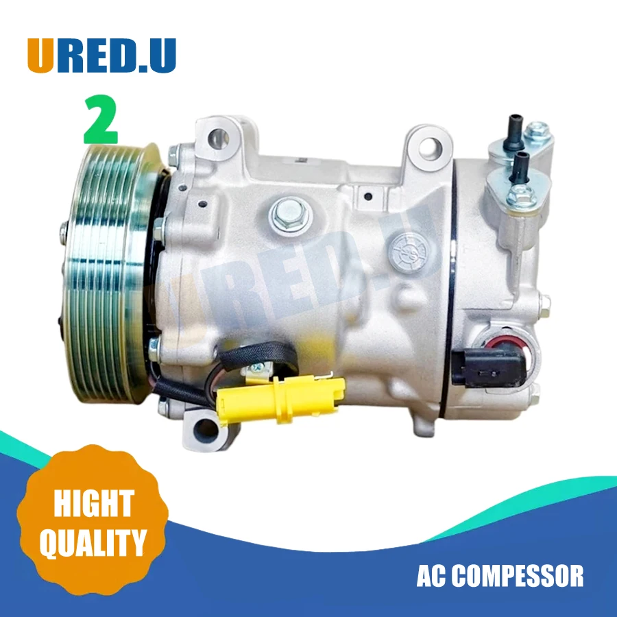 AC Compressor 1671553680 1607424980 9671216280 9678656080 6453QJ SD6C12 For Citroen C3 (SC) 1.6 Diesel (Turbo) HDi 92
AC Compressor 1671553680 1607424980 9671216280 9678656080 6453QJ SD6C12 For Citroen C3 (SC) 1.6 Diesel (Turbo) HDi 92