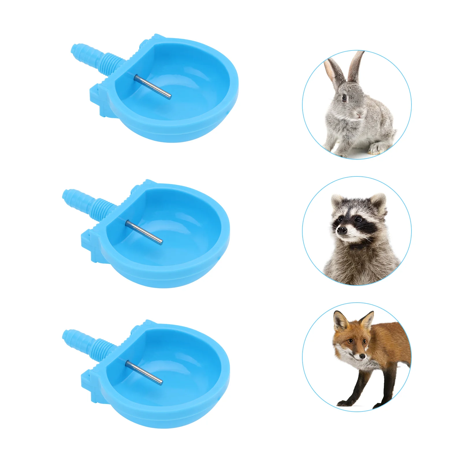 5 Pcs Rabbit Water Fountain Automatic Nipple Hamster Accessories for Cages Food Containers Pet Bowl Goat
5 Pcs Rabbit Water Fountain Automatic Nipple Hamster Accessories for Cages Food Containers Pet Bowl Goat