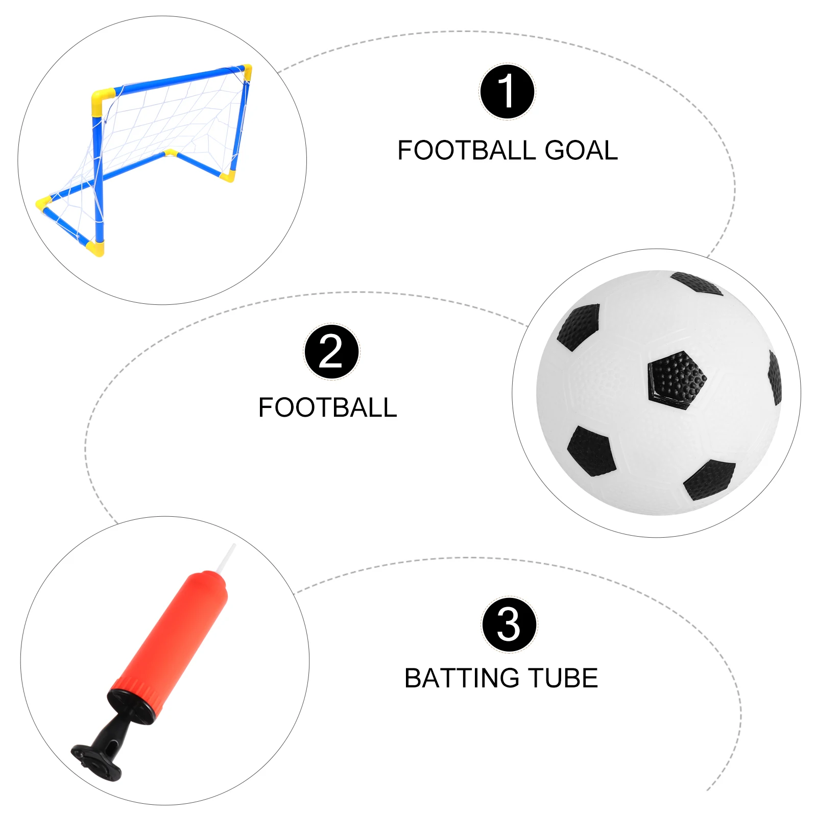 Soccer Goal Assembly Gate for Kids Training Equipment Foldable Portable Material Sports Toys Outdoor Activities Camping
Soccer Goal Assembly Gate for Kids Training Equipment Foldable Portable Material Sports Toys Outdoor Activities Camping