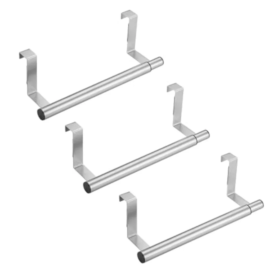 3 Packs Retractable Kitchen Towel Rack, Over Door Hand Towel and Washcloth Bar Holder
3 Packs Retractable Kitchen Towel Rack, Over Door Hand Towel and Washcloth Bar Holder