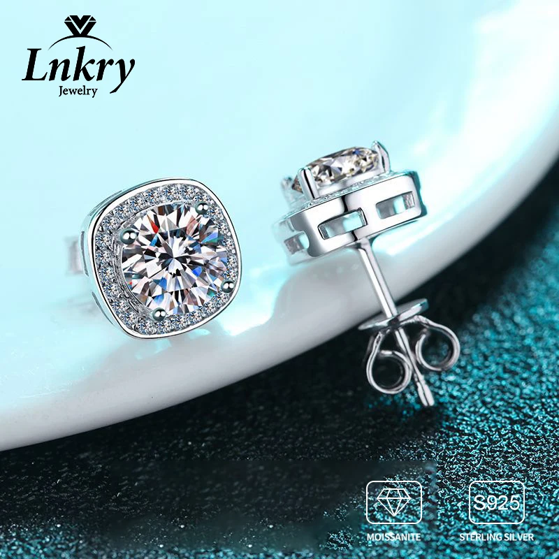 Lnkry 925 Sterling Silver Square Shape Stud Earring Certified 6.5MM 1CT Moissanite Diamond Earrings For Women Daily Jewelry
Lnkry 925 Sterling Silver Square Shape Stud Earring Certified 6.5MM 1CT Moissanite Diamond Earrings For Women Daily Jewelry