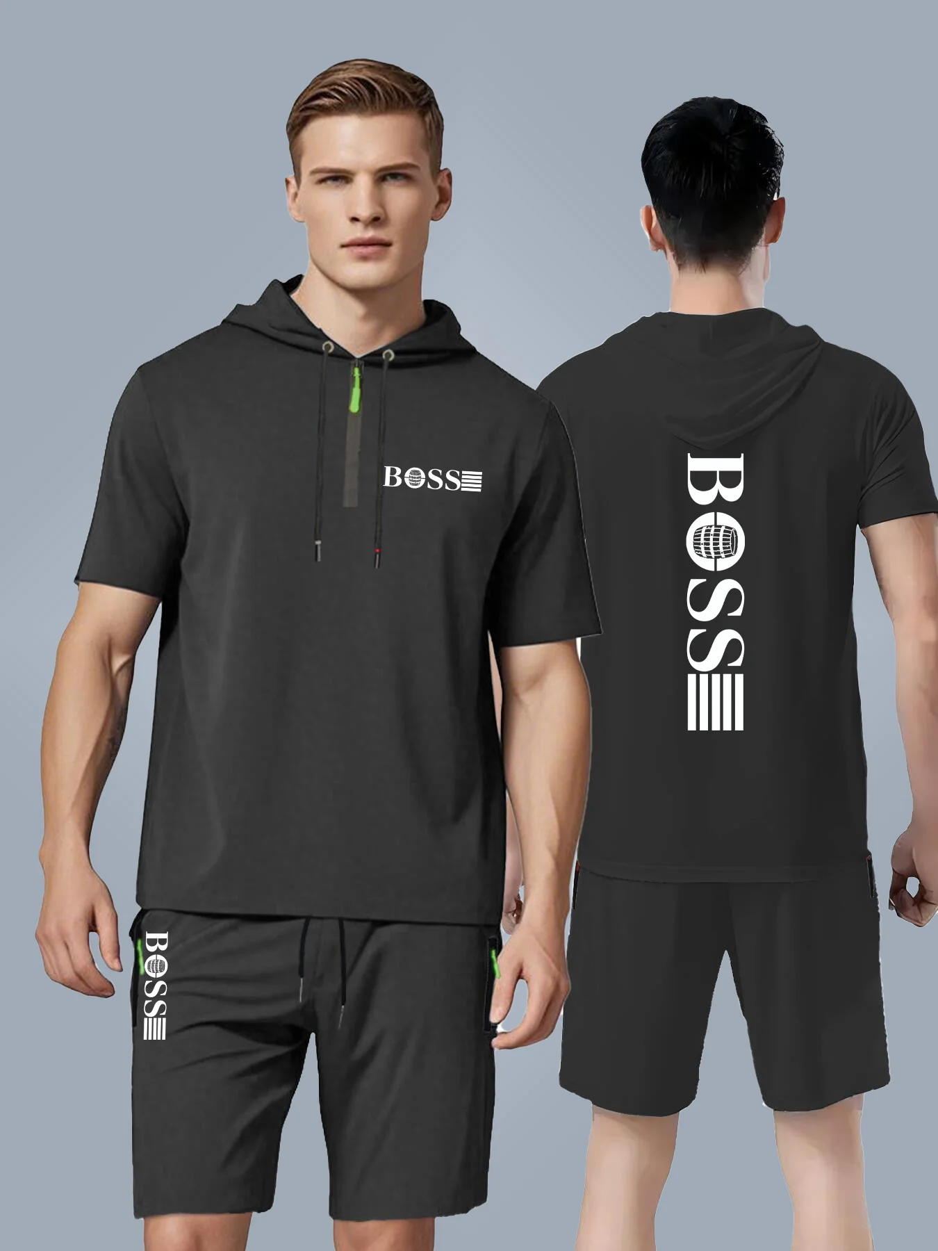 2026 New Mens Sets Hooded T-Shirts Zipper Pocket Shorts Graphic Print Designer Clothes Gym Jogging Fashion Loose Summer Suit Man
2026 New Mens Sets Hooded T-Shirts Zipper Pocket Shorts Graphic Print Designer Clothes Gym Jogging Fashion Loose Summer Suit Man