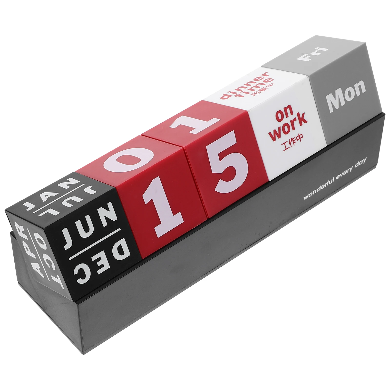 Perpetual Desk Calendar Block Cube Red Black Monthly Daily Display Wooden Desktop Accessories Office Decor
Perpetual Desk Calendar Block Cube Red Black Monthly Daily Display Wooden Desktop Accessories Office Decor