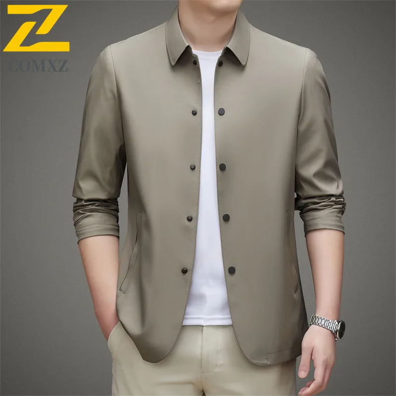 Autumn Premium Jacket Coat Men 2025 Light Luxury Business Casual Jackets Loose Lapel Design Trendy Comfort Wear Versatile Coat
Autumn Premium Jacket Coat Men 2025 Light Luxury Business Casual Jackets Loose Lapel Design Trendy Comfort Wear Versatile Coat