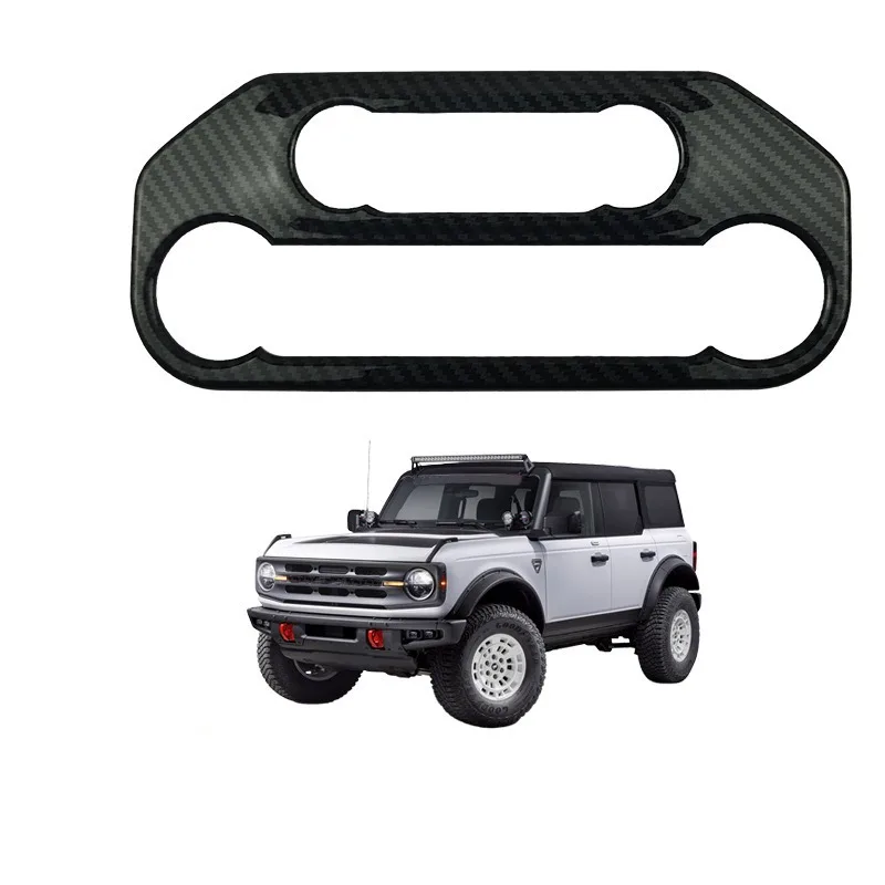 Air conditioning adjustment frame Automotive central control For Ford BRONCO Carbon fiber Stickers Modification accessories
Air conditioning adjustment frame Automotive central control For Ford BRONCO Carbon fiber Stickers Modification accessories