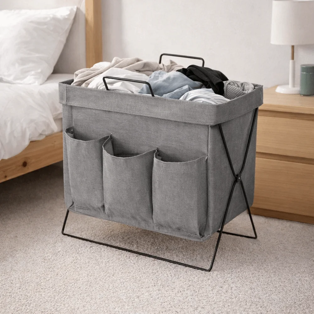 Large Capacity Dirty Clothes Storage Basket Space Saving with Handle Snack Clothes Basket Folding Laundry Basket Household
Large Capacity Dirty Clothes Storage Basket Space Saving with Handle Snack Clothes Basket Folding Laundry Basket Household