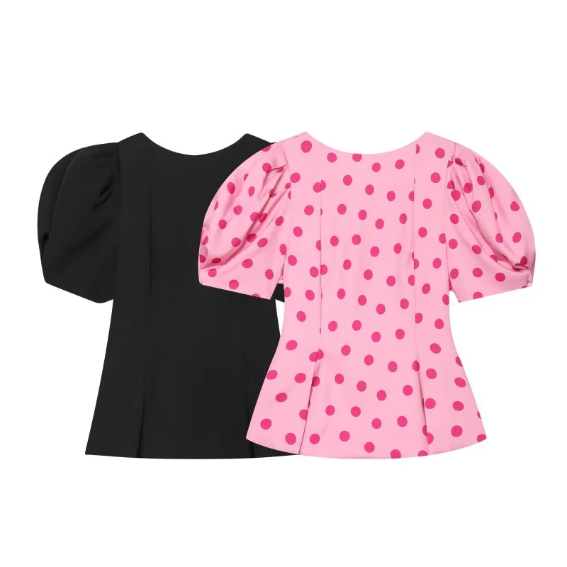 Withered Round Neck Bubble Short Sleeved Waist Cinched Pullover Top Woman Clothes Shirts & Blouses Women's Clothes Shirts Tops
Withered Round Neck Bubble Short Sleeved Waist Cinched Pullover Top Woman Clothes Shirts & Blouses Women's Clothes Shirts Tops