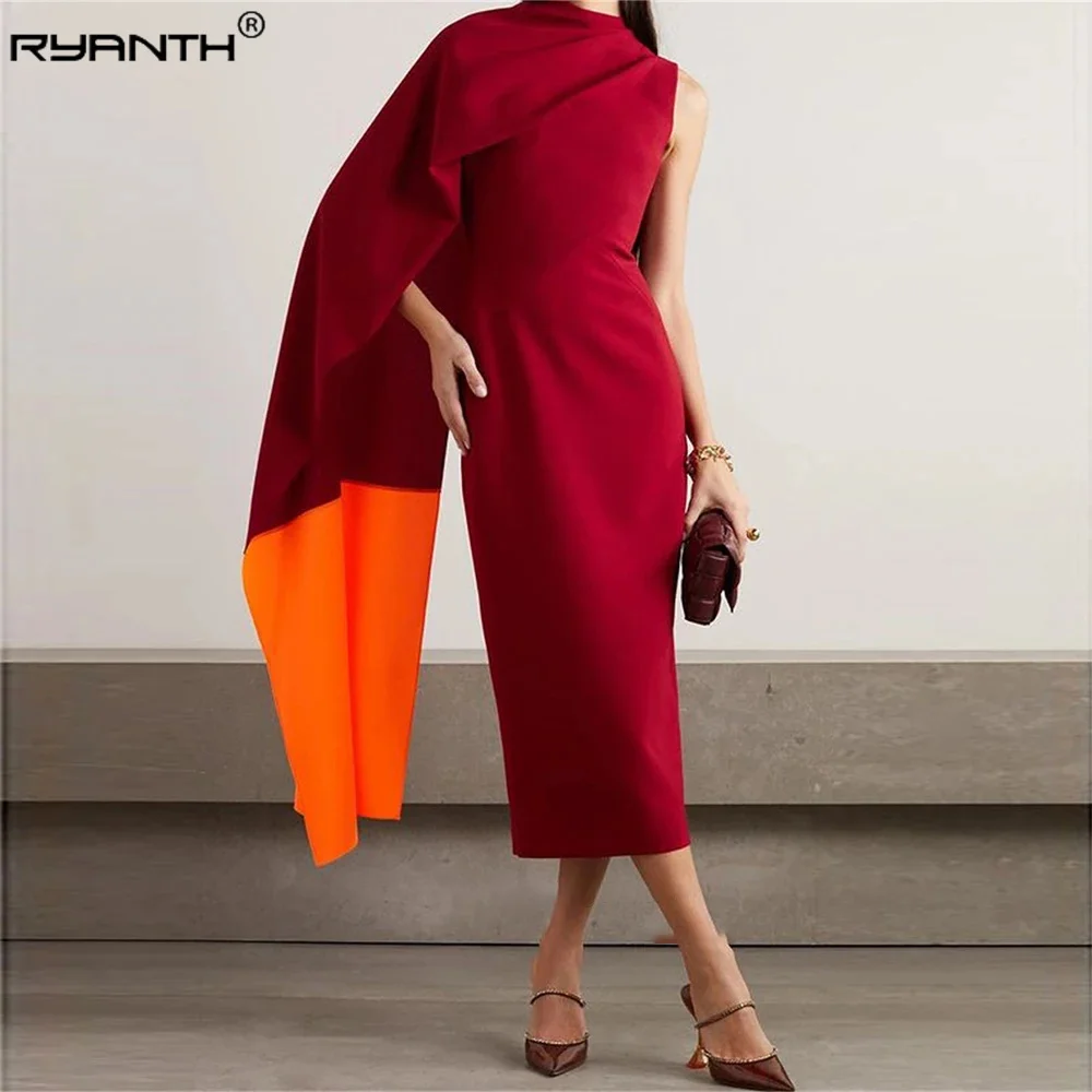 Ryanth Vintage Evening Dresses Mermaid One Shoulder Tea Length Formal Occasion Dresses Pary Grown Abendkleider Dubai 2024
Ryanth Vintage Evening Dresses Mermaid One Shoulder Tea Length Formal Occasion Dresses Pary Grown Abendkleider Dubai 2024