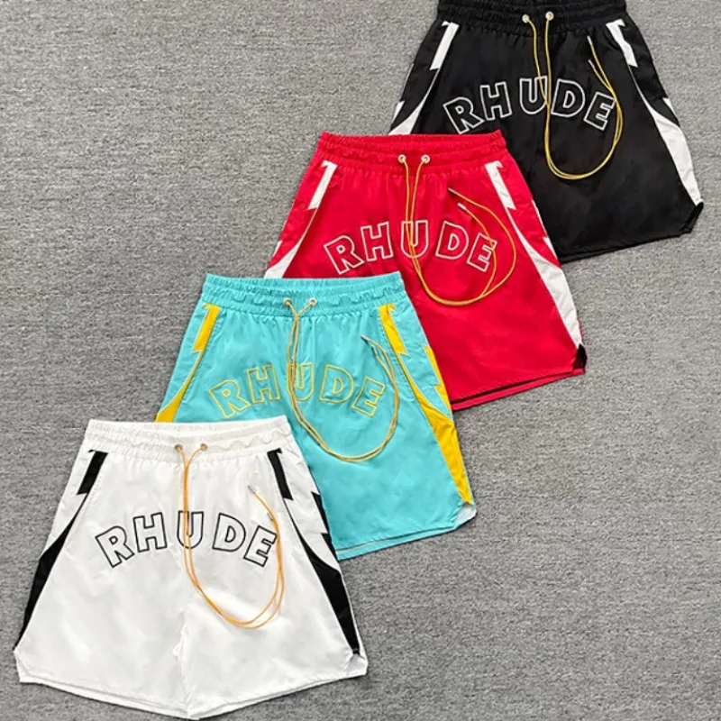 Fashion New RHUDE Men Casual Shorts Fashion Quick Dry Logo Print Elastic Waist Beach Sports Pants Fast Delivery
Fashion New RHUDE Men Casual Shorts Fashion Quick Dry Logo Print Elastic Waist Beach Sports Pants Fast Delivery