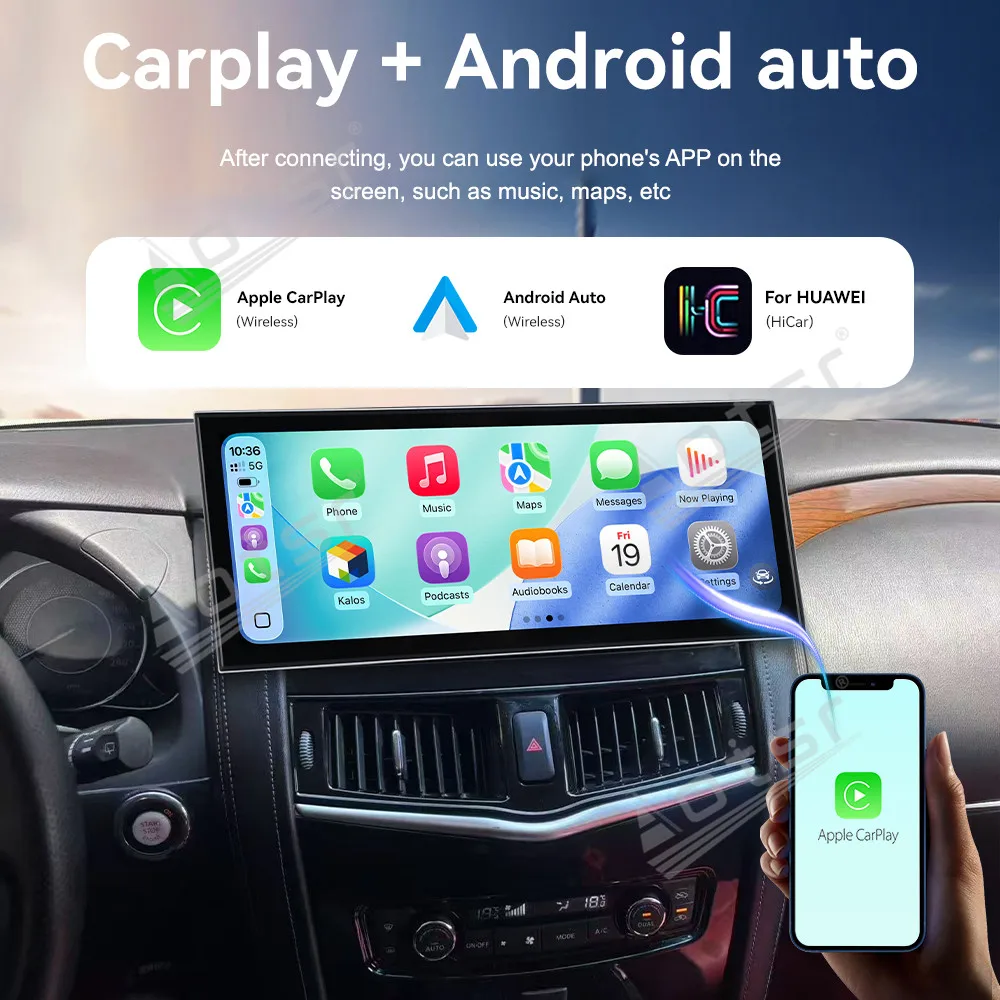 15,8 ''Android 15 Carplay для Nissan Patrol 2012-2020 GPS-навигация Автомобильный радиоприемник HD с сенсорным экраном Мультимедийное авто стерео головное устройство
15,8 ''Android 15 Carplay для Nissan Patrol 2012-2020 GPS-навигация Автомобильный радиоприемник HD с сенсорным экраном Мультимедийное авто стерео головное устройство