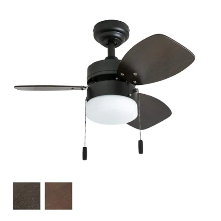 Indoor ceiling fan for modern living spaces, ABS and wood blades, dark brown chestnut/light oak, quiet motor and integrated LED
Indoor ceiling fan for modern living spaces, ABS and wood blades, dark brown chestnut/light oak, quiet motor and integrated LED
