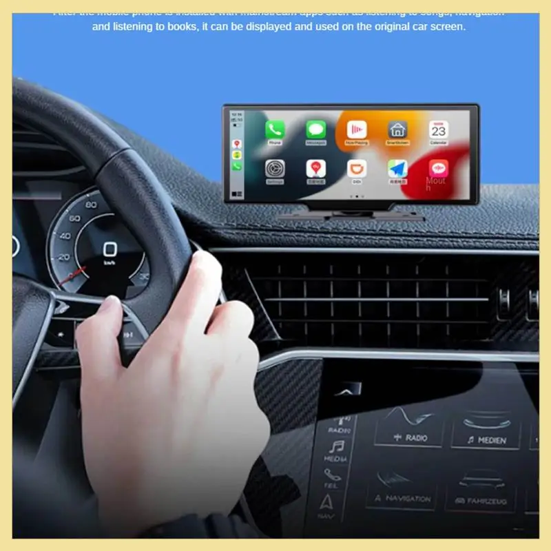 Высококачественный автомобильный беспроводной экран Carplay, портативный 10,26-дюймовый IPS Android Auto беспроводной автомобильный экран, регистратор вождения
Высококачественный автомобильный беспроводной экран Carplay, портативный 10,26-дюймовый IPS Android Auto беспроводной автомобильный экран, регистратор вождения