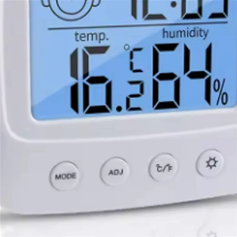 ABLL-Цифровой измеритель влажности и температуры в помещении с часами, комнатным гигрометром и термометром 
ABLL-Цифровой измеритель влажности и температуры в помещении с часами, комнатным гигрометром и термометром