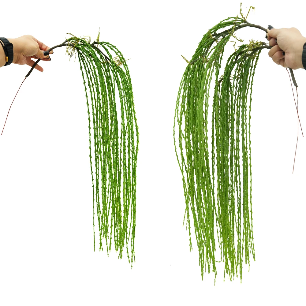 Artificial Vines Fake Greenery Garland Willow Leaves Hanging Plants Artificial Dragon Beard Grass for Wedding Party Home Decor
Artificial Vines Fake Greenery Garland Willow Leaves Hanging Plants Artificial Dragon Beard Grass for Wedding Party Home Decor