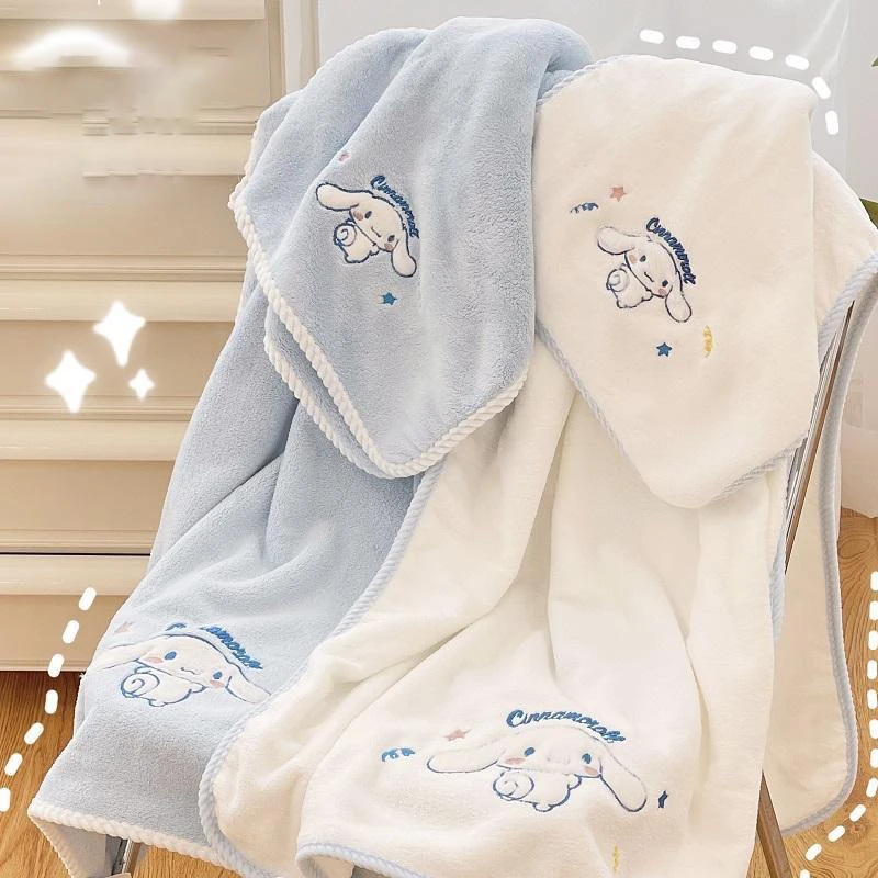 Банное полотенце Sanrio Kawaii, банное полотенце, милый мультяшный утолщенный Быстросохнущий набор полотенец с шапочкой для волос, рождественские подарки для девочек
Банное полотенце Sanrio Kawaii, банное полотенце, милый мультяшный утолщенный Быстросохнущий набор полотенец с шапочкой для волос, рождественские подарки для девочек