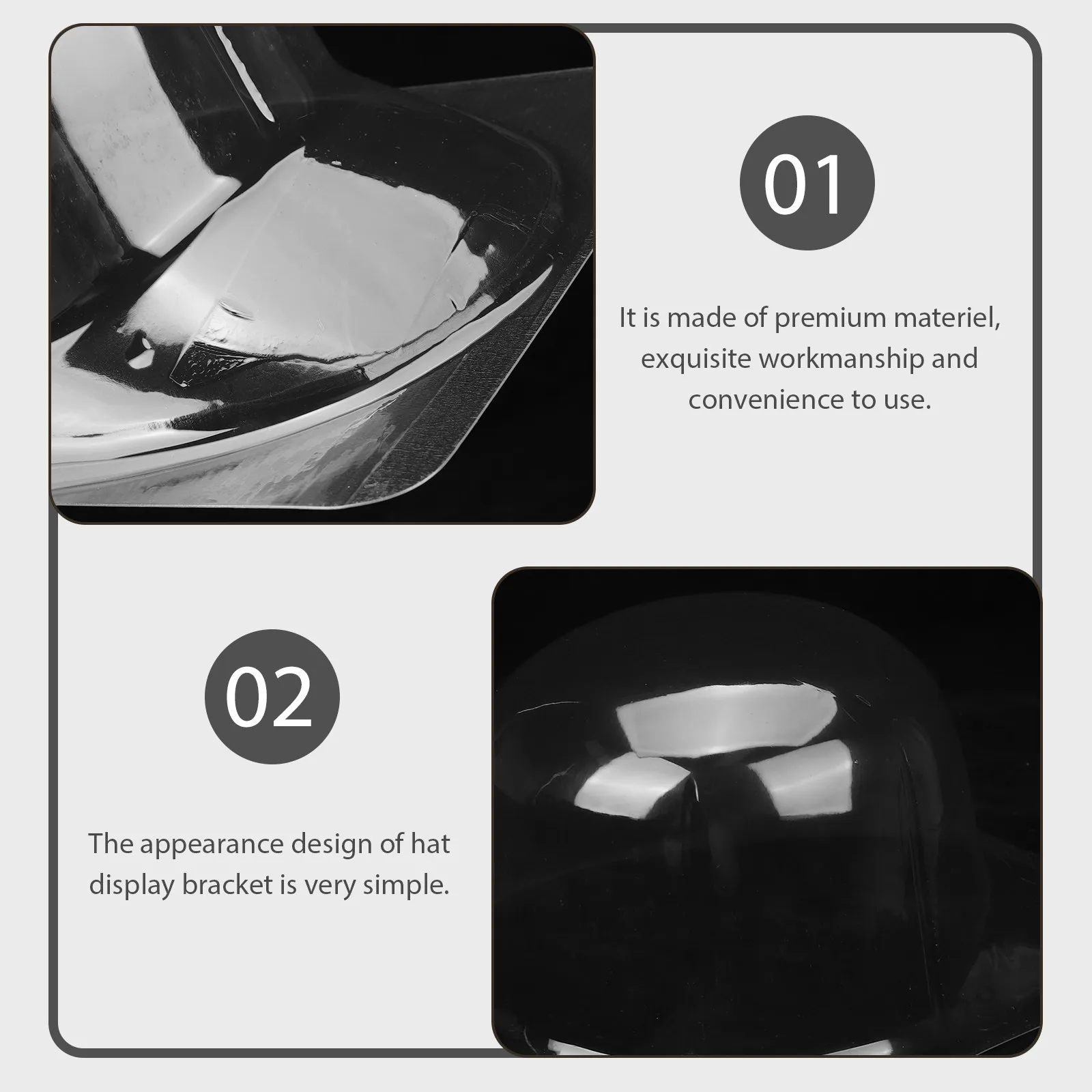 Набор из 3-х подставок для головных уборов: портативный держатель для бейсболок, настольная подставка для хранения и сушки, с гладкой поверхностью, для магазинов, торговых центров и домашнего использования
Набор из 3-х подставок для головных уборов: портативный держатель для бейсболок, настольная подставка для хранения и сушки, с гладкой поверхностью, для магазинов, торговых центров и домашнего использования