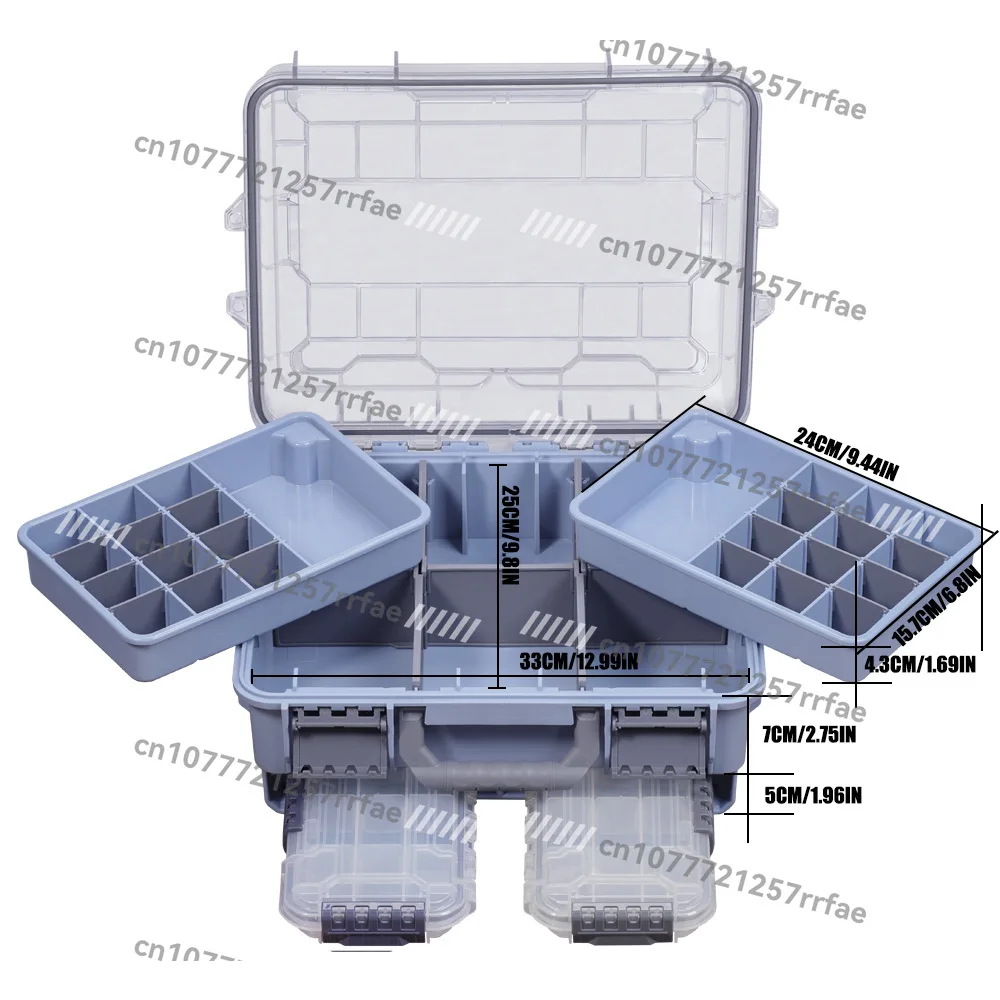 Waterproof Bait Tackle Box: A large-capacity, portable, and versatile fishing accessory
Waterproof Bait Tackle Box: A large-capacity, portable, and versatile fishing accessory
