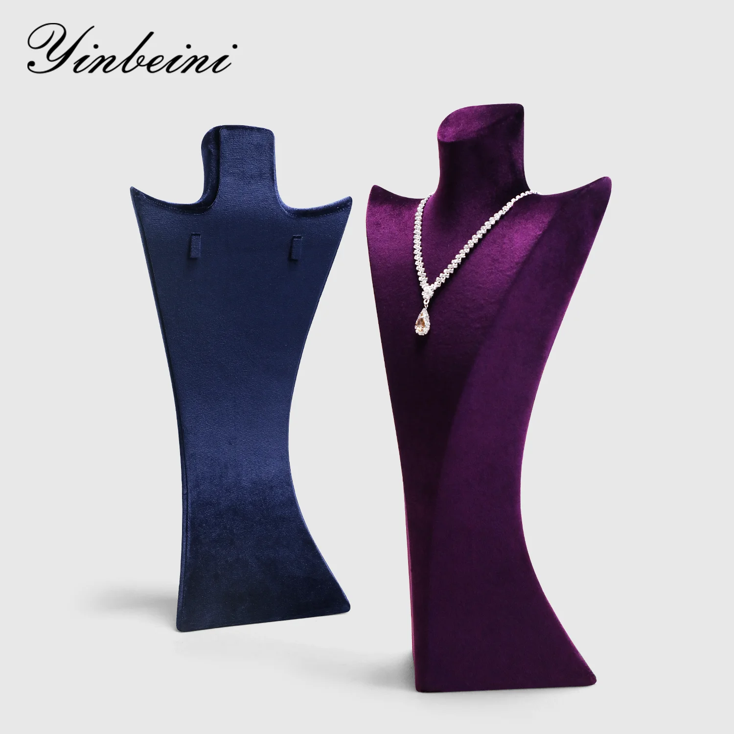Yinbeini Velvet Jewelry Display Stand for Necklaces, Patented Portrait Pendant Stand & Showcase Holder for Store Window RB030
Yinbeini Velvet Jewelry Display Stand for Necklaces, Patented Portrait Pendant Stand & Showcase Holder for Store Window RB030
